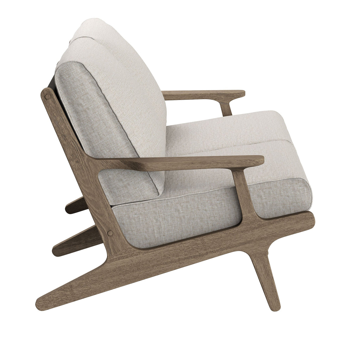 Saratoga Outdoor Teak Wood Loveseat