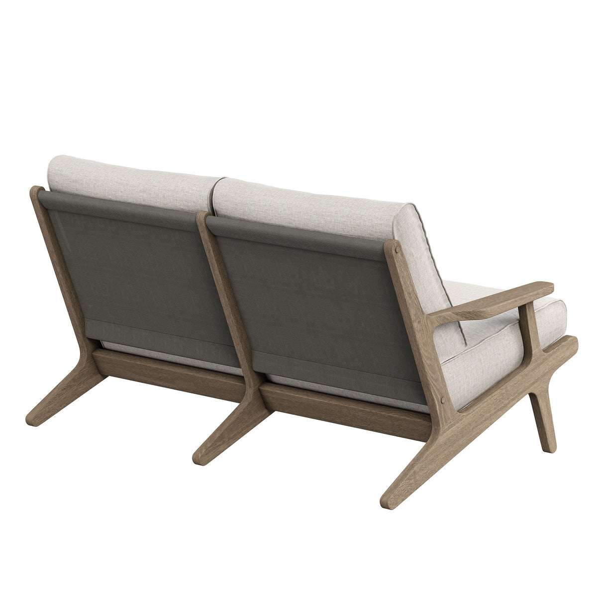 Saratoga Outdoor Teak Wood Loveseat