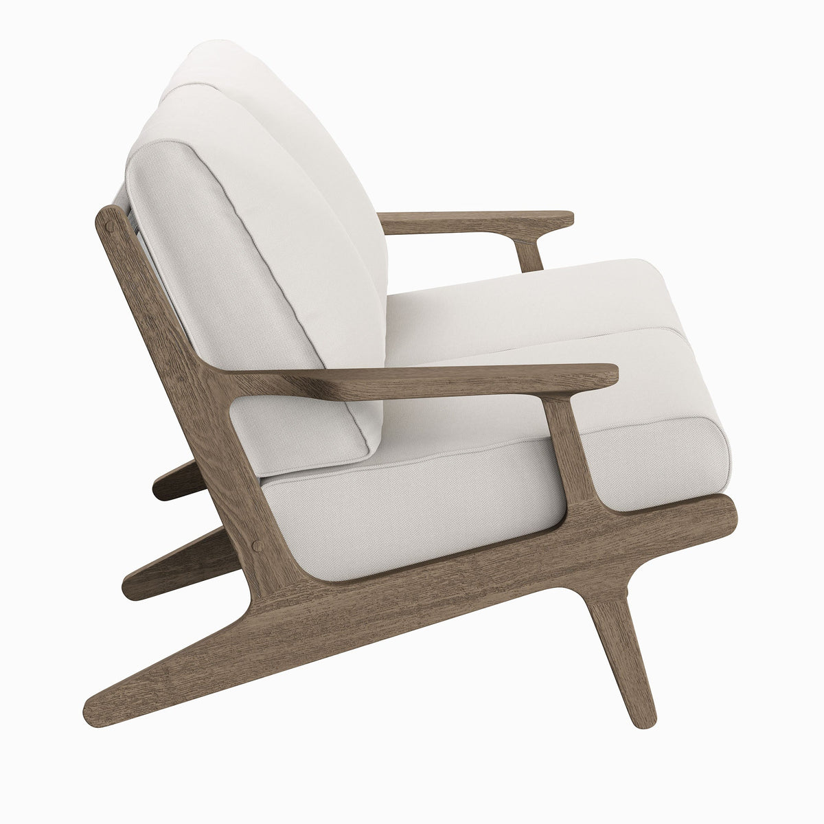Saratoga Outdoor Teak Wood Loveseat