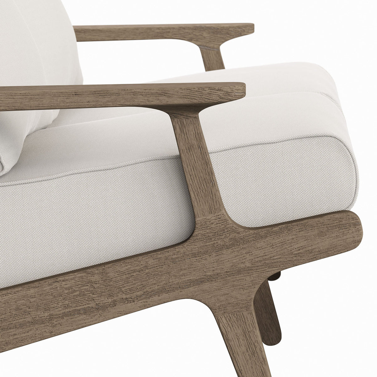 Saratoga Outdoor Teak Wood Loveseat