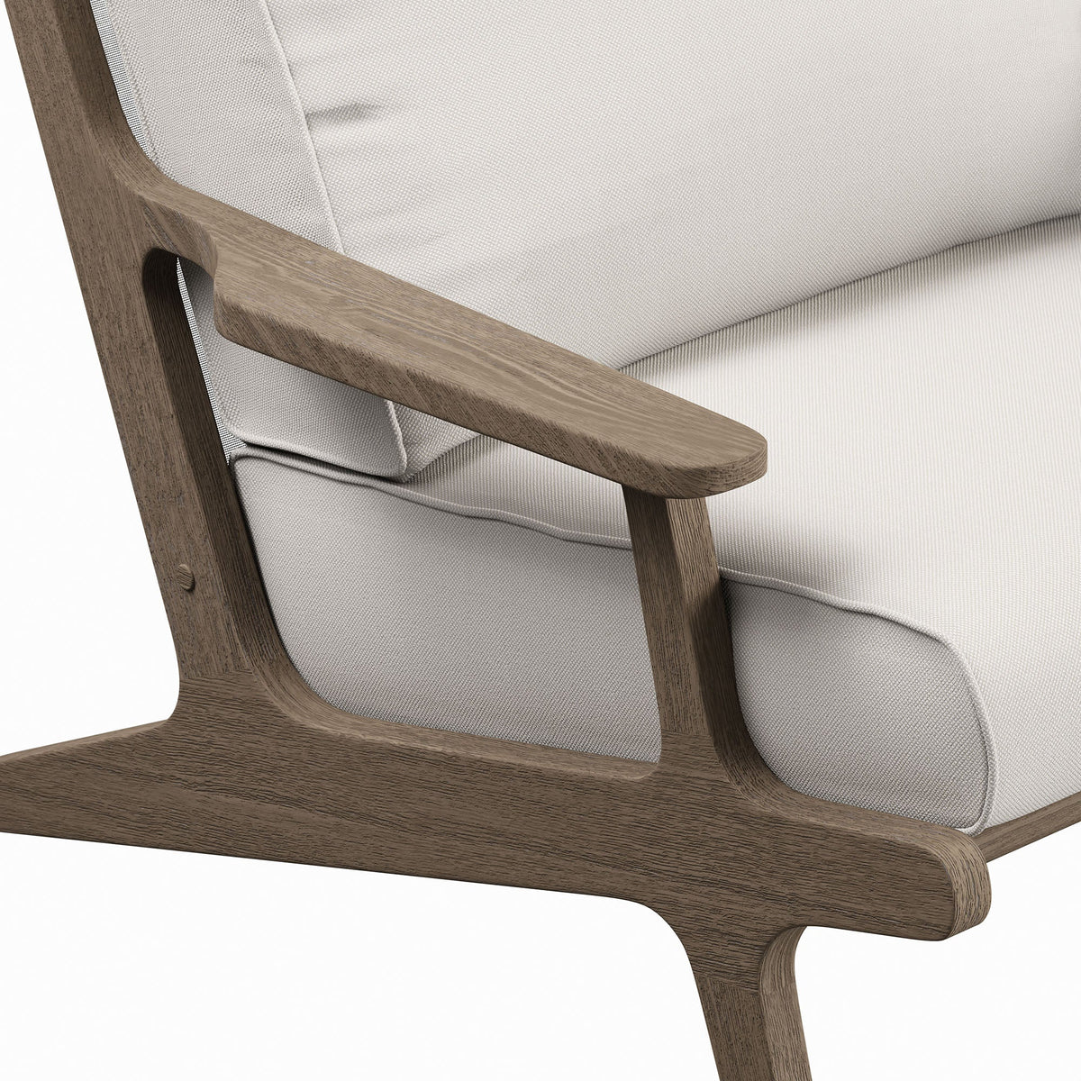 Saratoga Outdoor Teak Wood Armchair