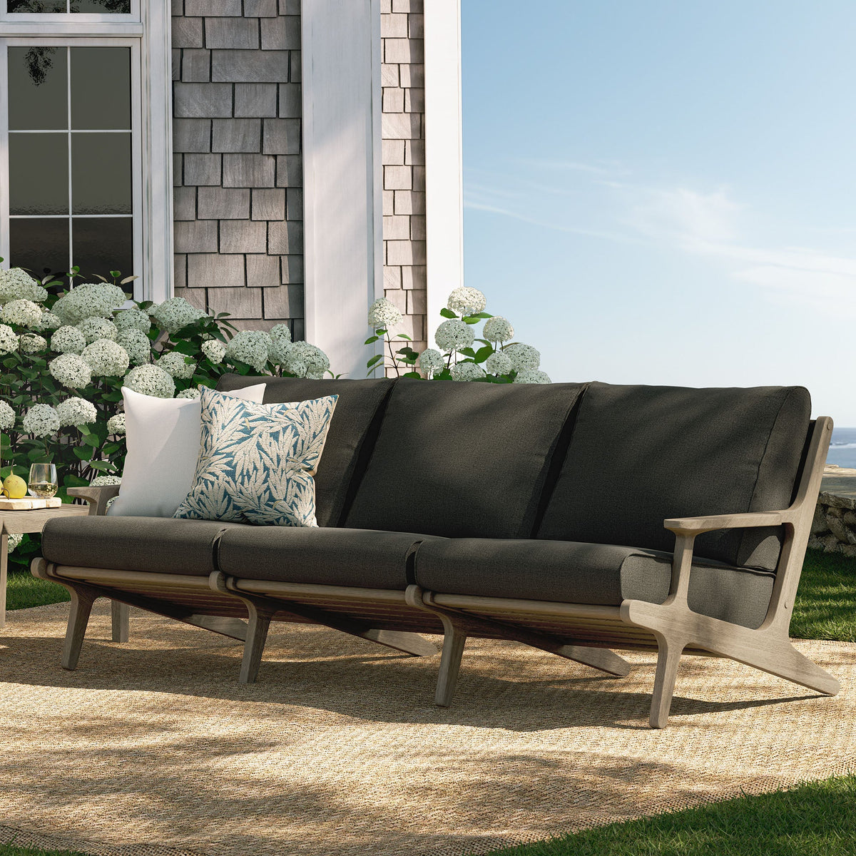 Saratoga Outdoor Teak Sofa
