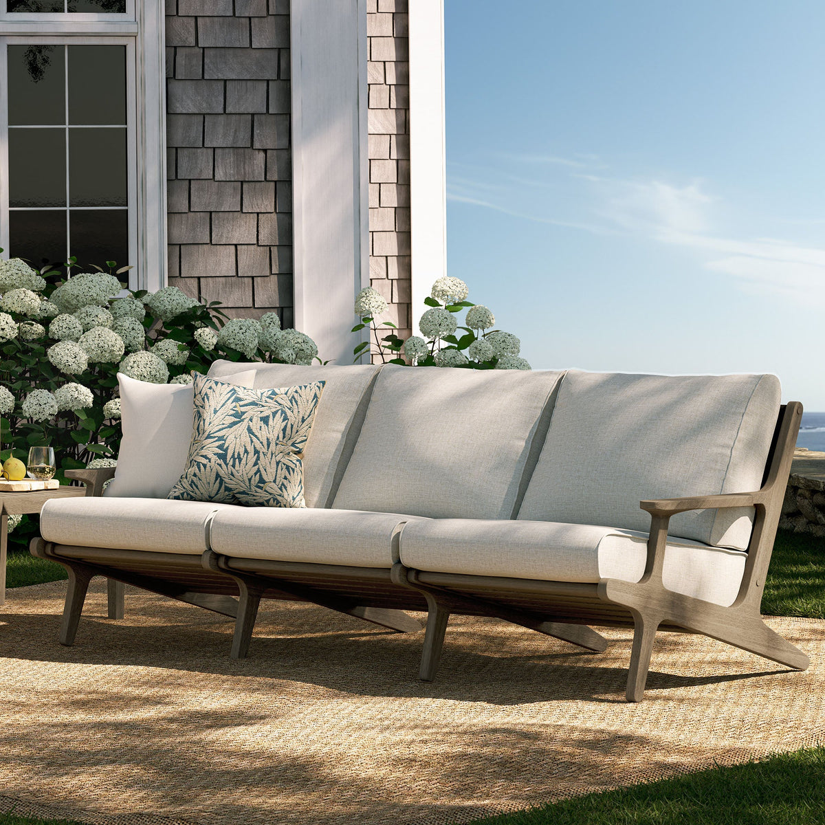 Saratoga Outdoor Teak Sofa