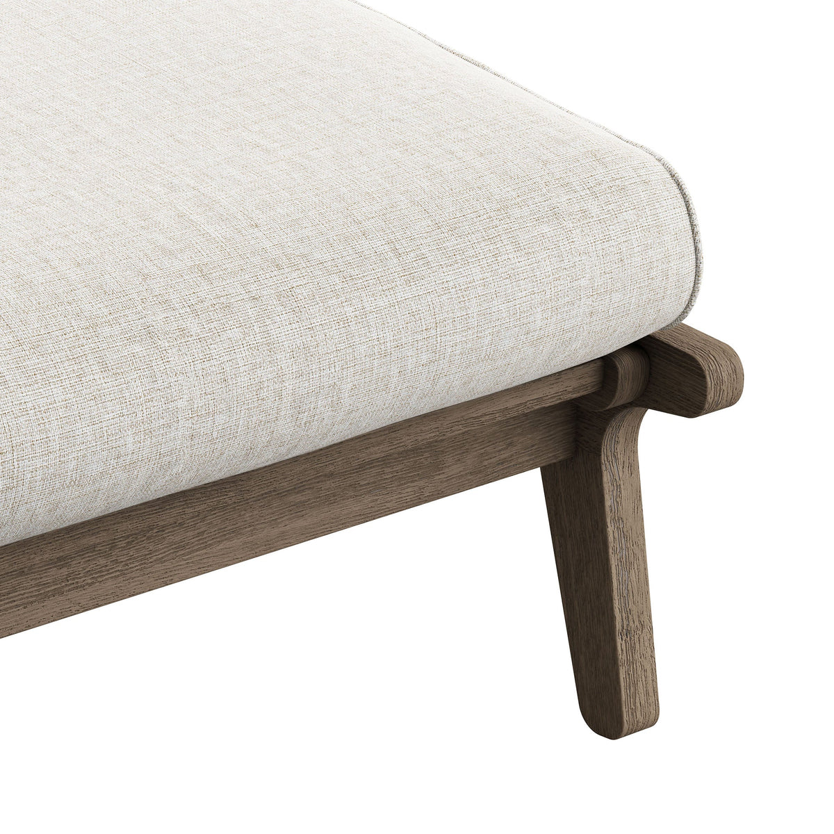 Saratoga Outdoor Teak Ottoman