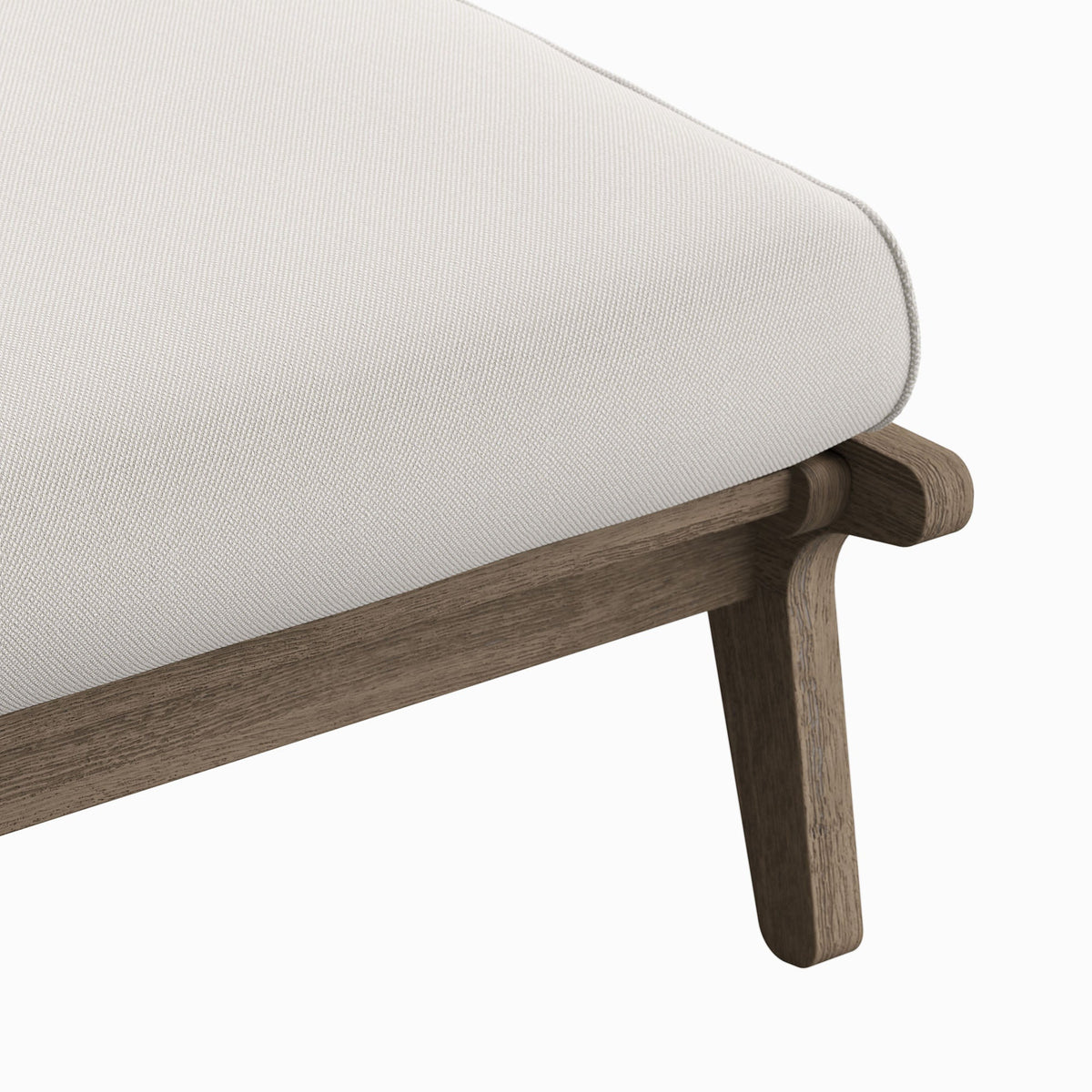 Saratoga Outdoor Teak Ottoman