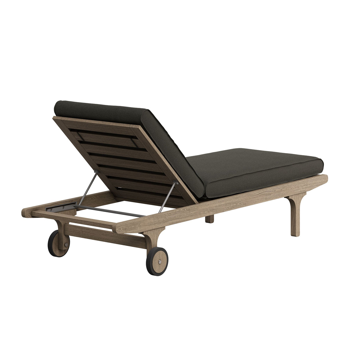 Saratoga Outdoor Teak Chaise Lounge Chair - view 9