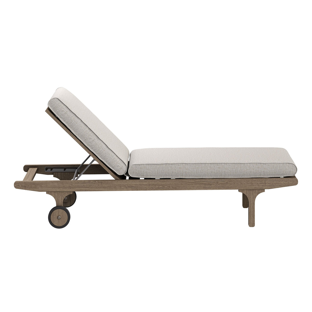 Saratoga Outdoor Teak Chaise Lounge Chair - view 5