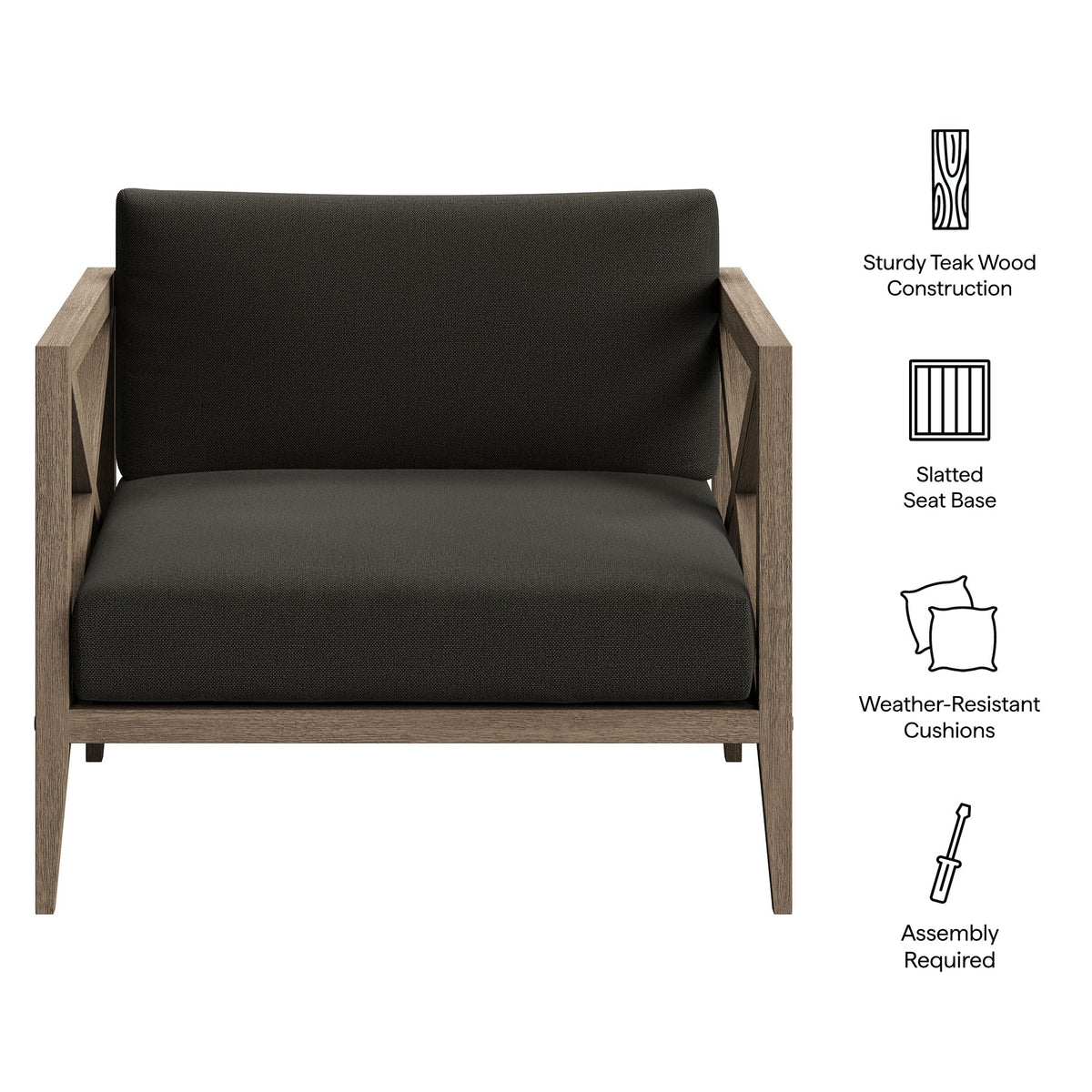 Northlake Outdoor Teak Armchair