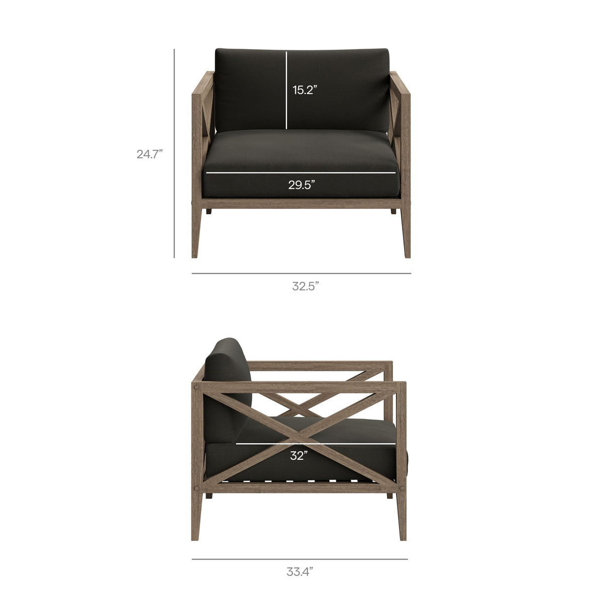 Northlake Outdoor Teak Armchair