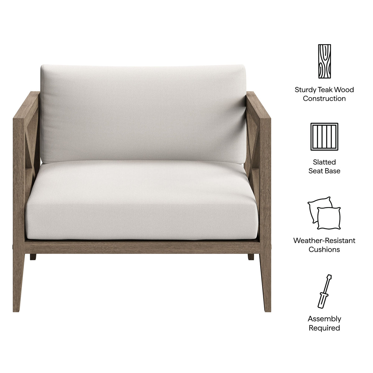 Northlake Outdoor Teak Armchair