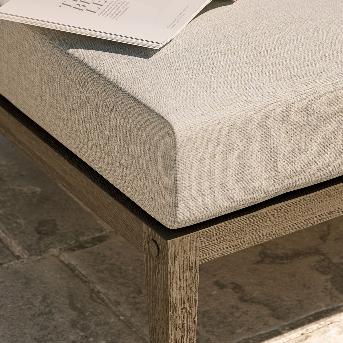 Northlake Outdoor Teak Ottoman