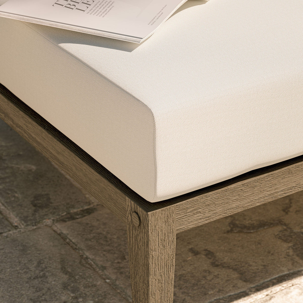Northlake Outdoor Teak Ottoman