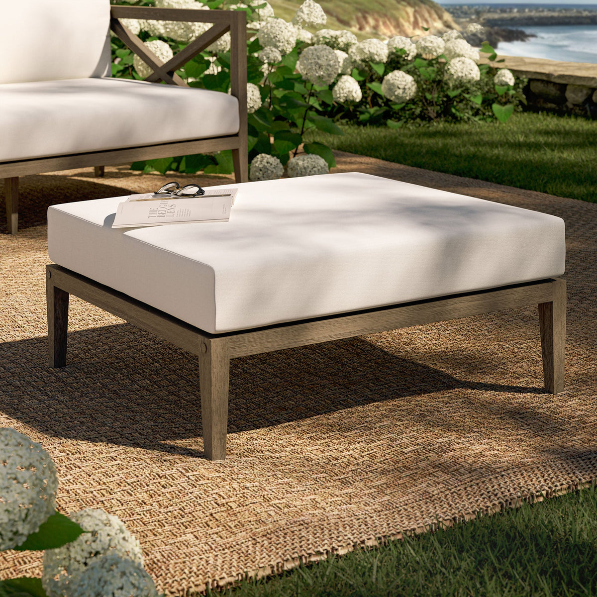 Northlake Outdoor Teak Ottoman