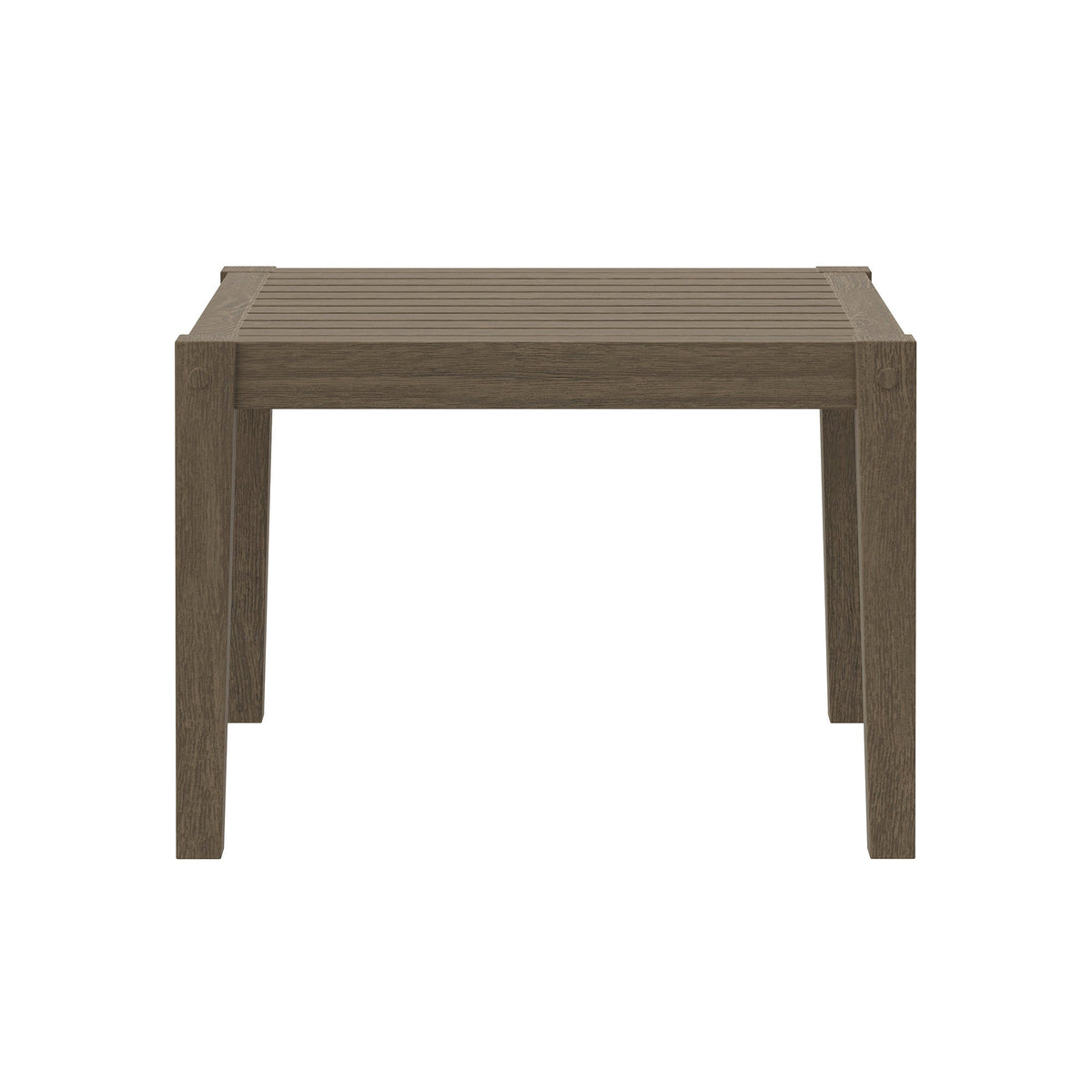 Northlake Square Outdoor Patio Teak Side Table