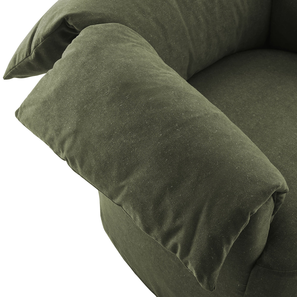 Lark Slipcovered Fabric Oversized Armchair
