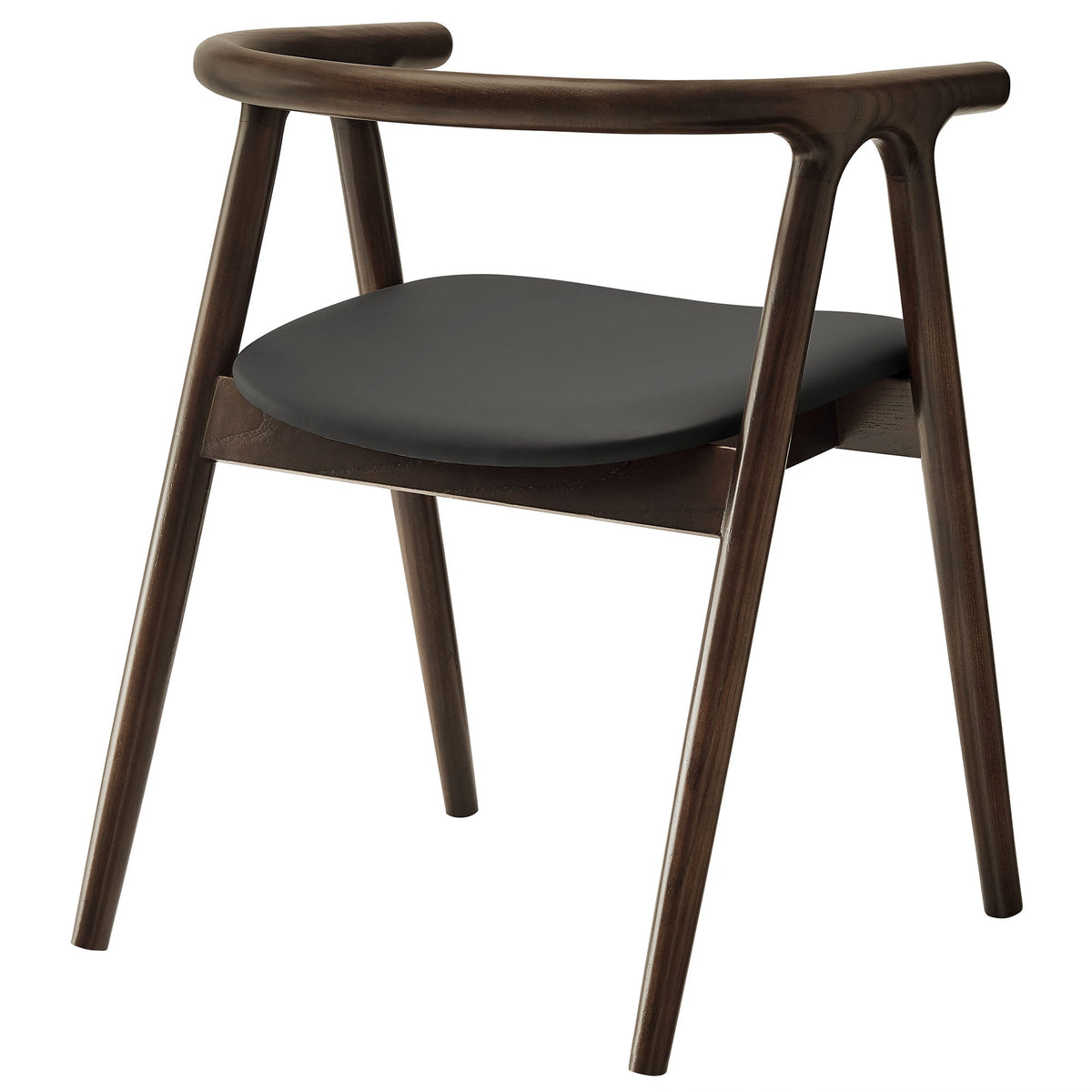 Henry Vegan Leather and Wood Dining Chair - view 6