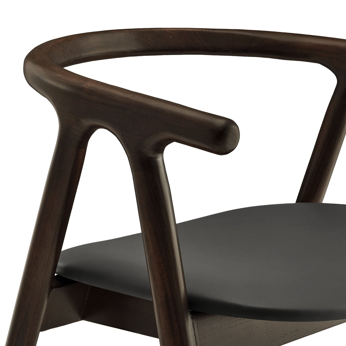 Henry Vegan Leather and Wood Dining Chair - view 10