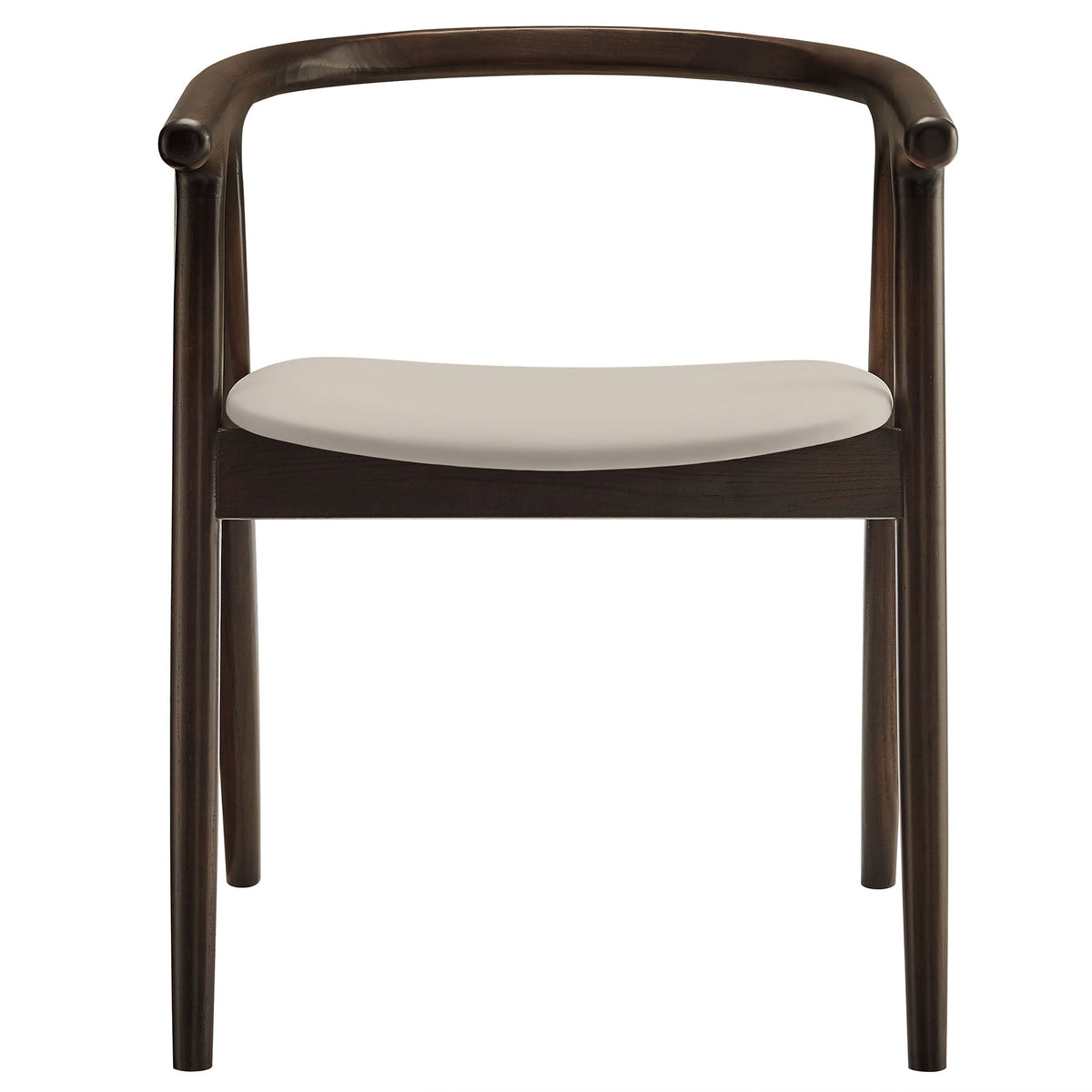 Henry Vegan Leather and Wood Dining Chair - view 7