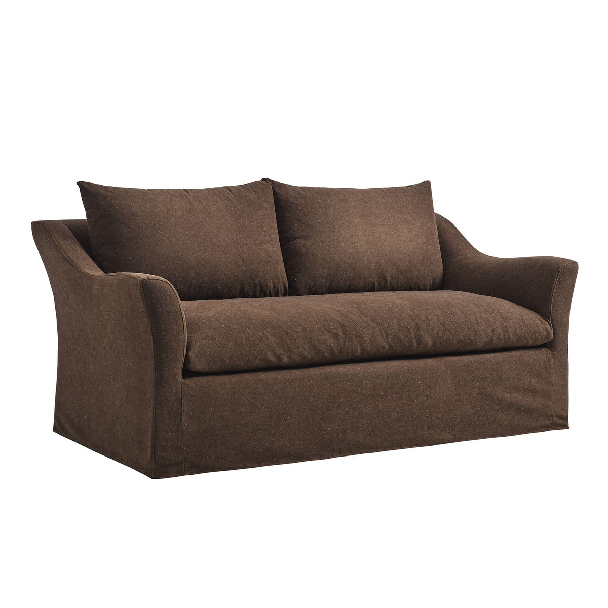 Somerset 70" Slipcovered Linen Blend Loveseat