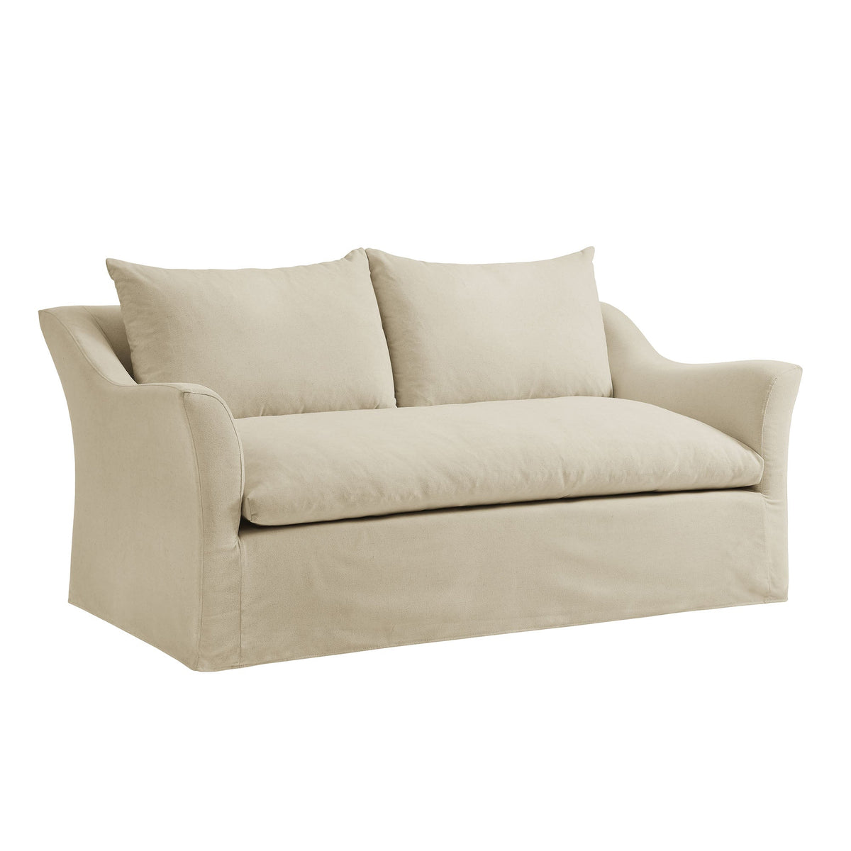 Somerset 70" Slipcovered Linen Blend Loveseat