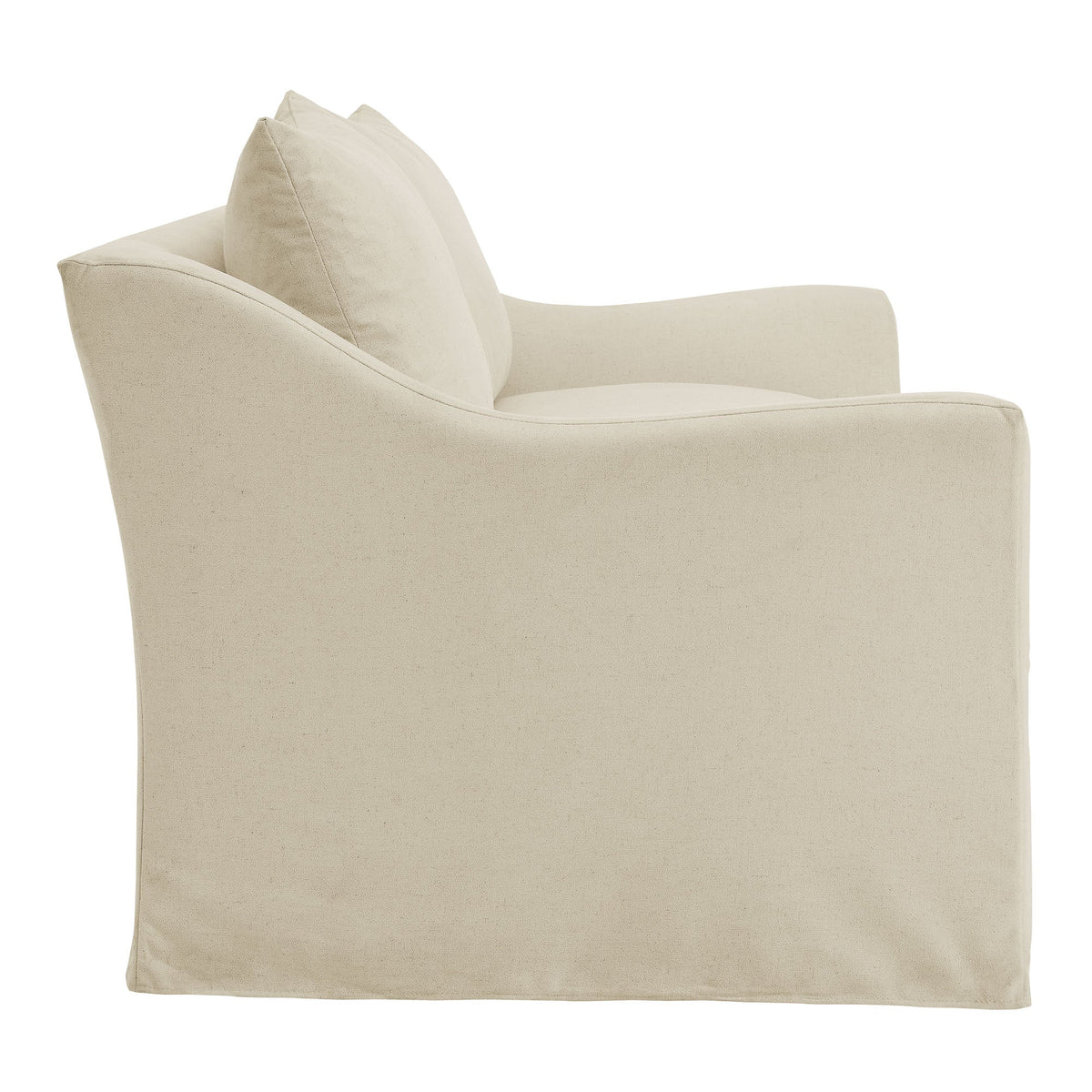 Somerset 70" Slipcovered Linen Blend Loveseat