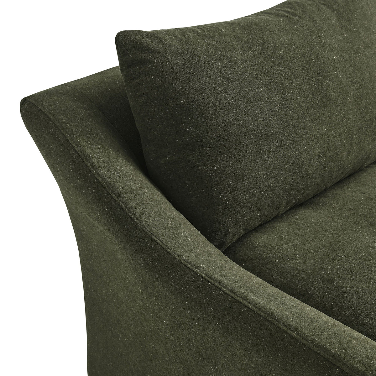 Somerset 70" Slipcovered Linen Blend Loveseat