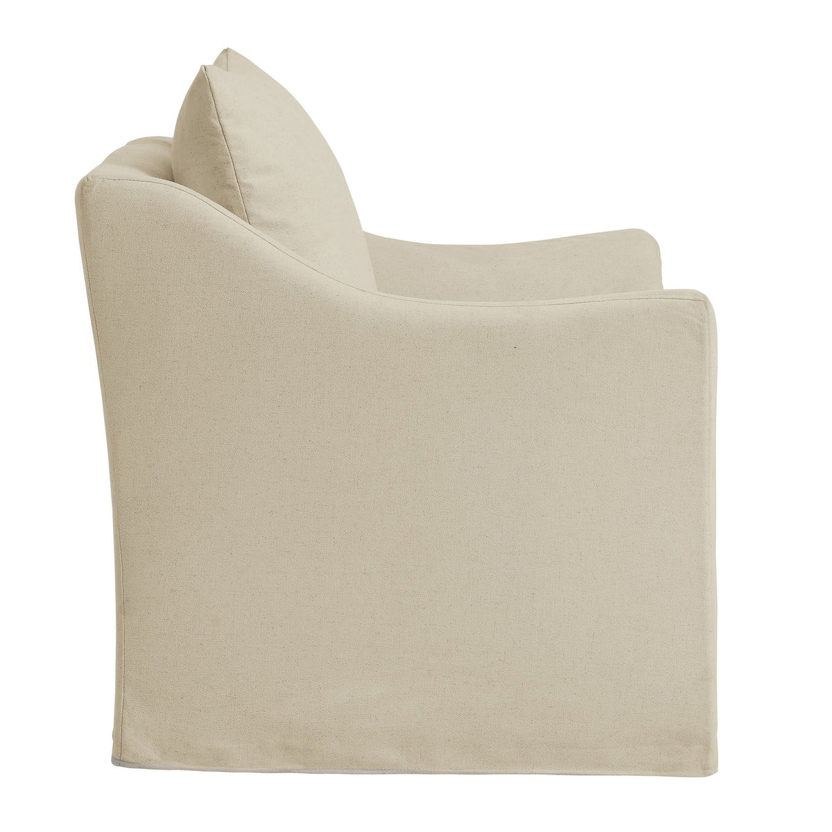 Somerset Slipcovered Linen Blend Armchair