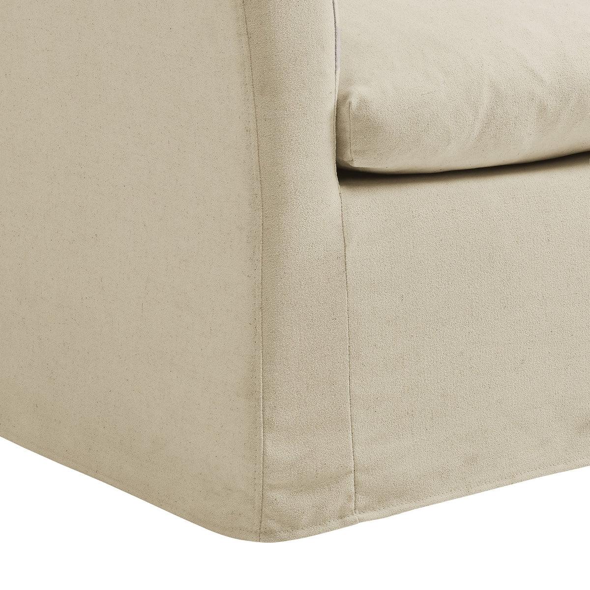 Somerset Slipcovered Linen Blend Armchair