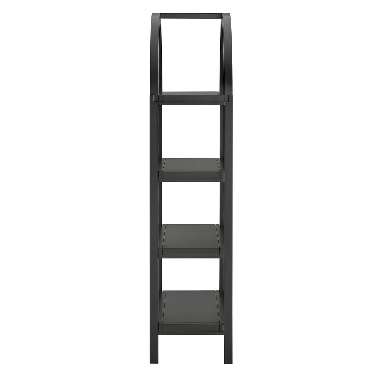 Vexley 60 Inch Arched Bookshelf