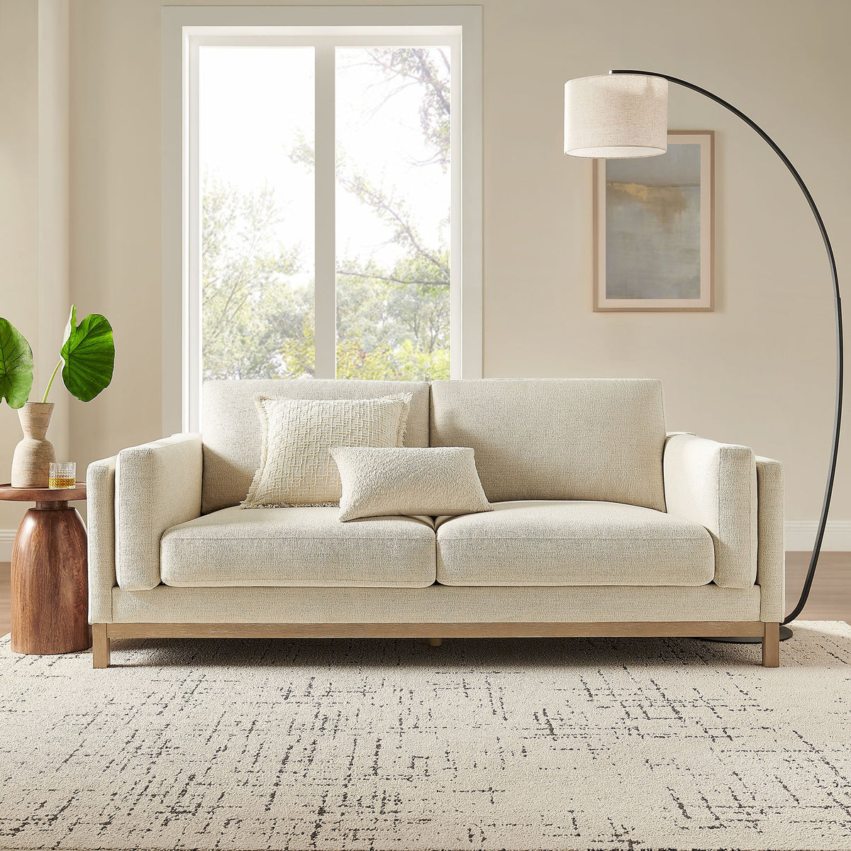Roscoe 81 inch Fabric Sofa