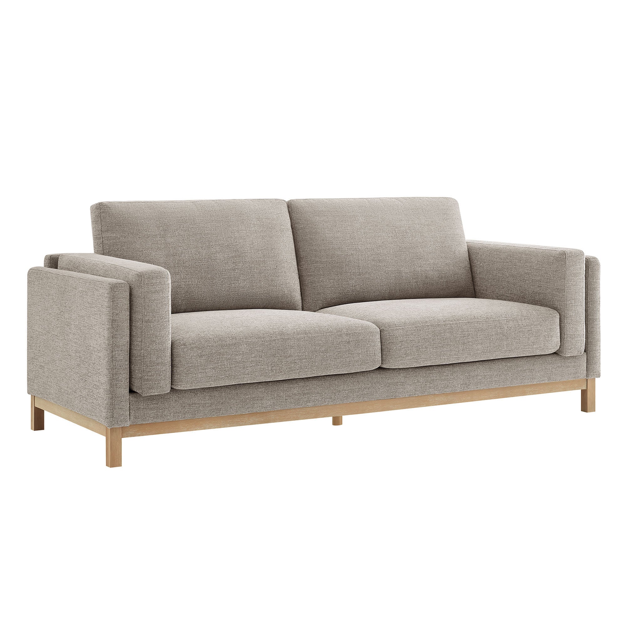 81 Inch Deep Seat Chenille Sofa | New York Modern