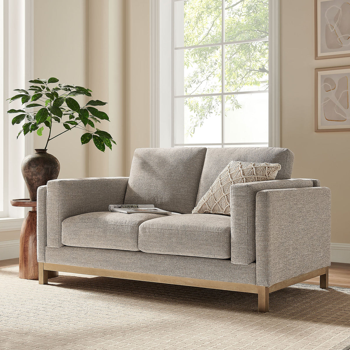 Roscoe 63 inch Fabric Loveseat