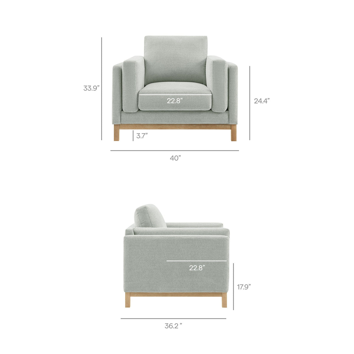 Roscoe Fabric Armchair