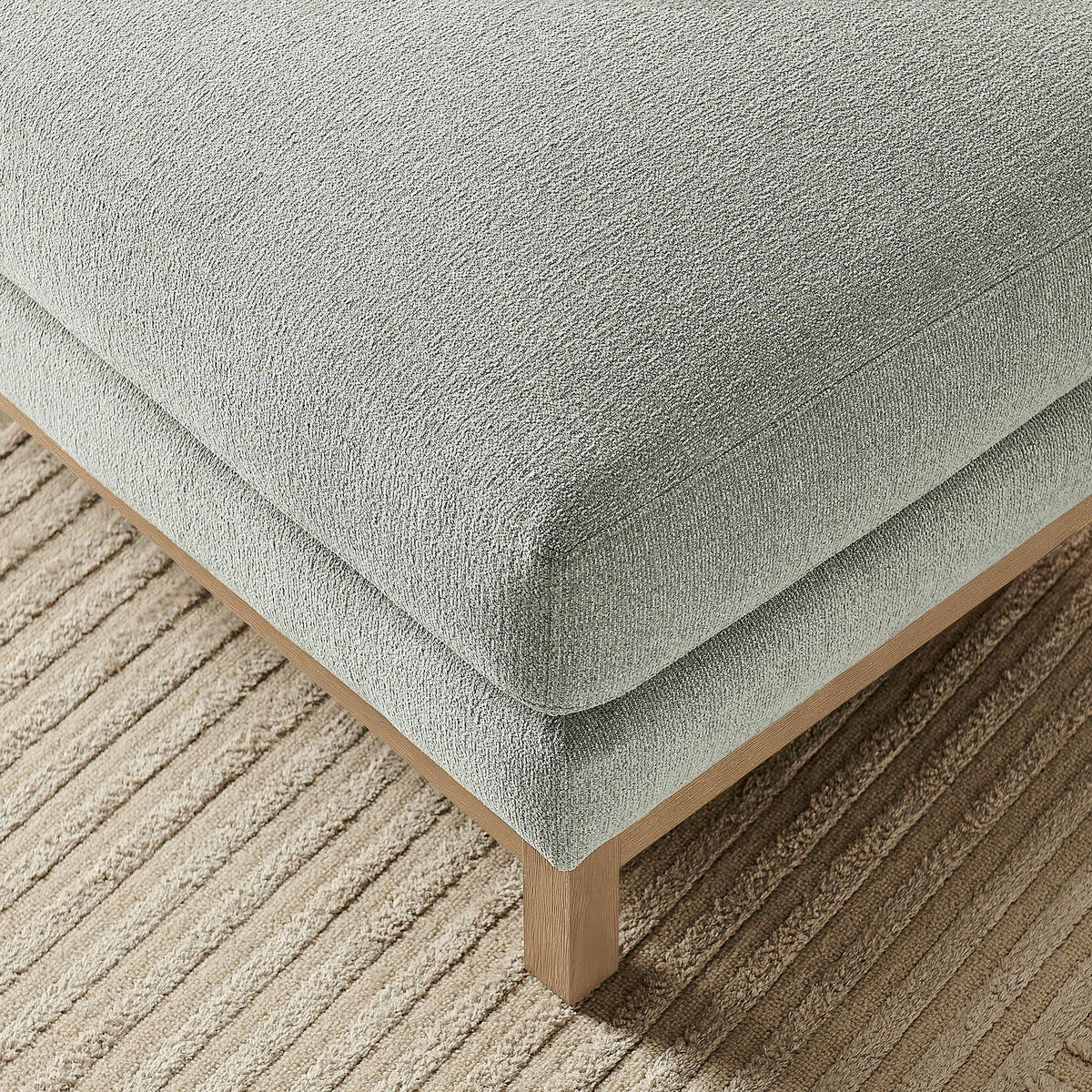 Roscoe Fabric Ottoman