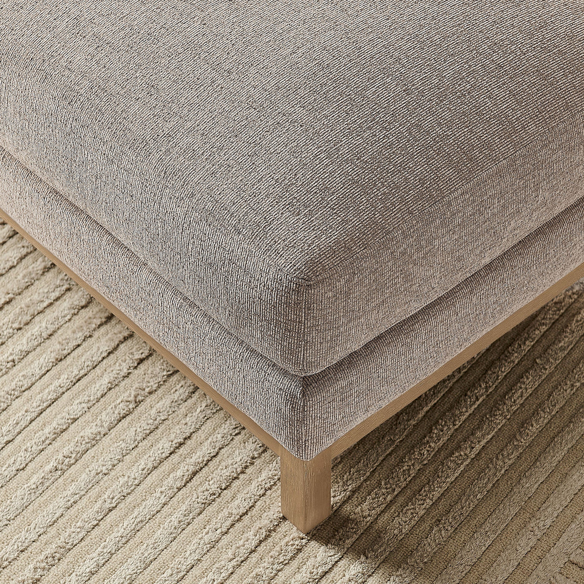 Roscoe Fabric Ottoman