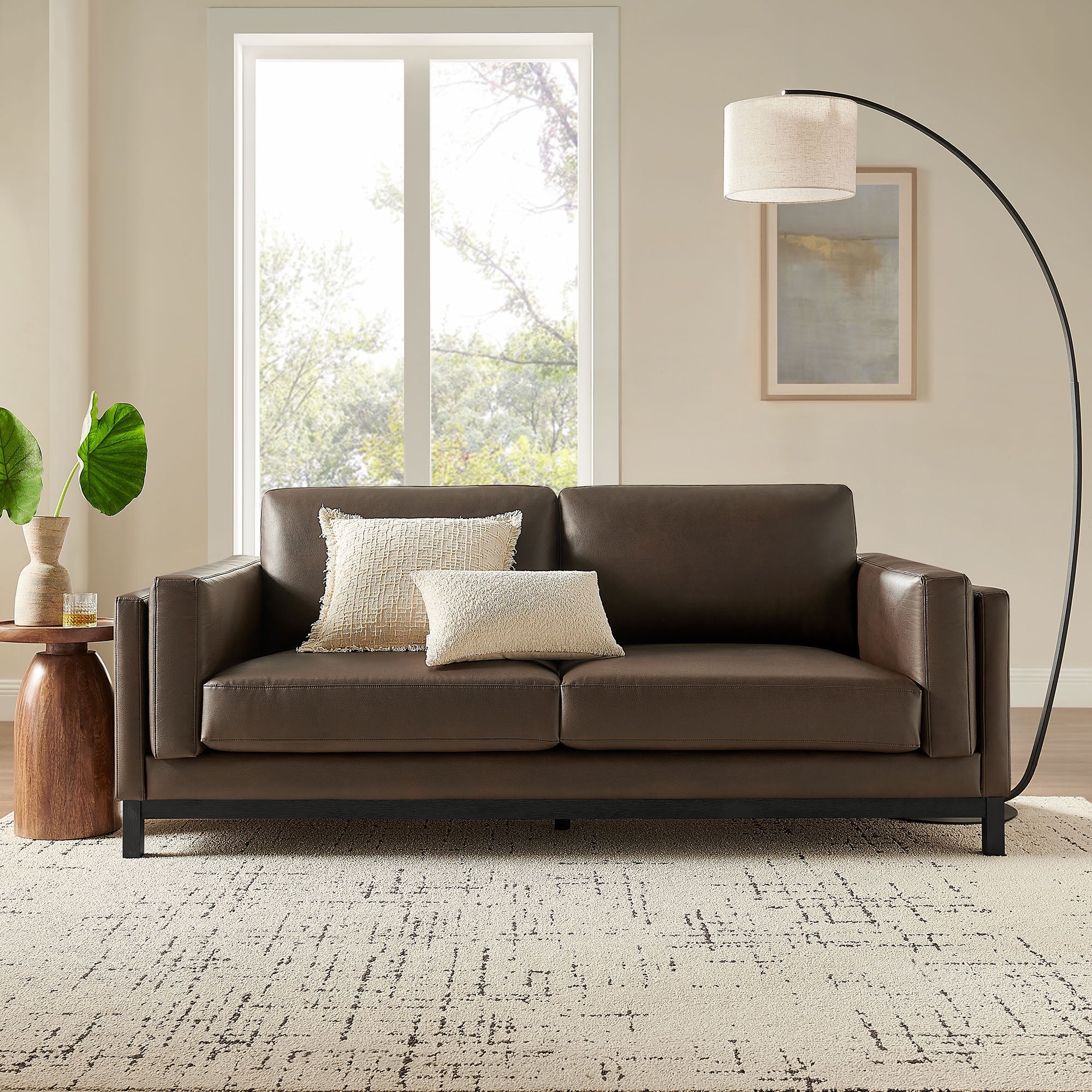Roscoe 81 inch Vegan Leather Sofa by Modway