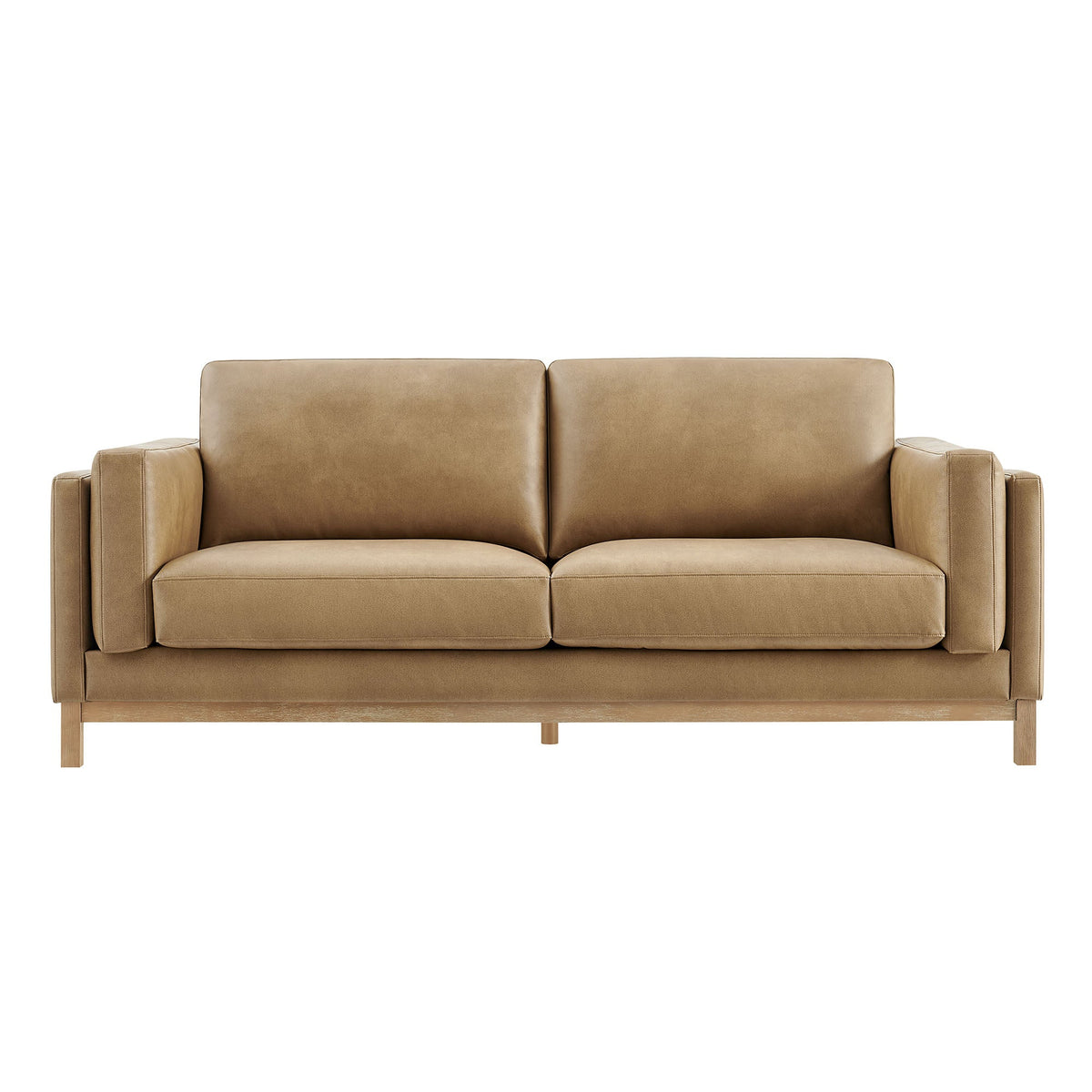 Roscoe 81 inch Vegan Leather Sofa