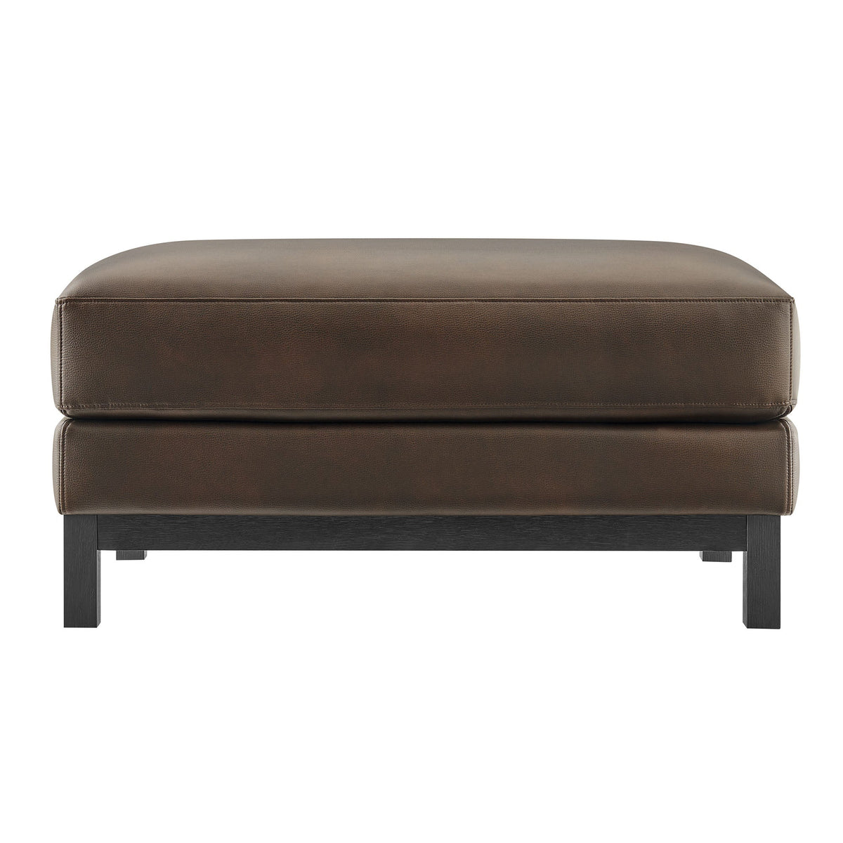 Roscoe Vegan Leather Ottoman