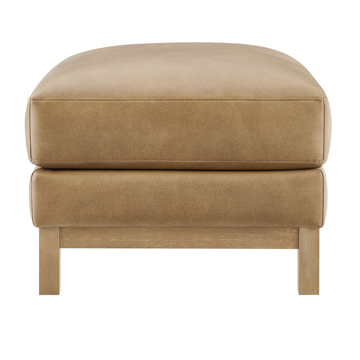 Roscoe Vegan Leather Ottoman