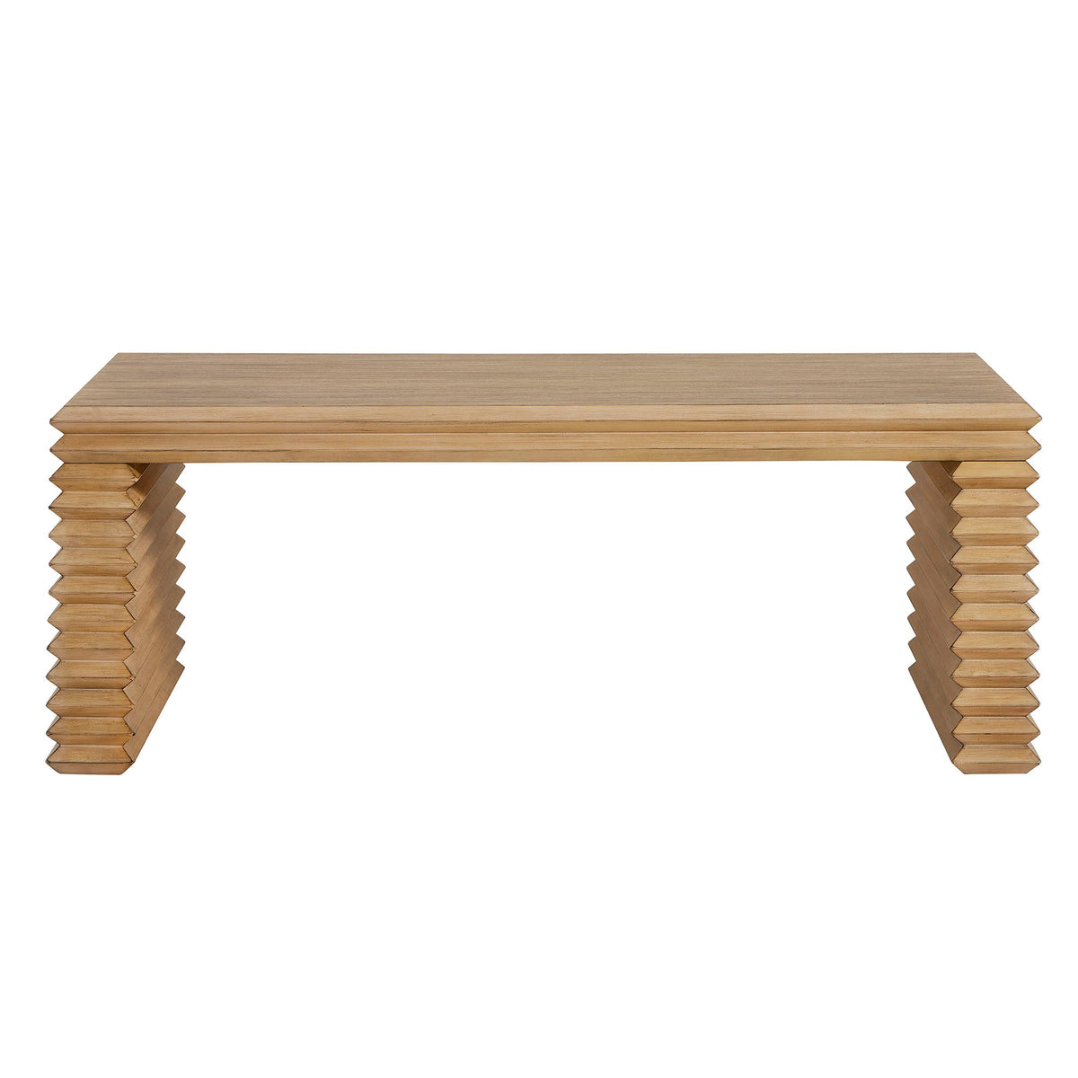 Canto Rectangular Stacked Design Coffee Table - view 3