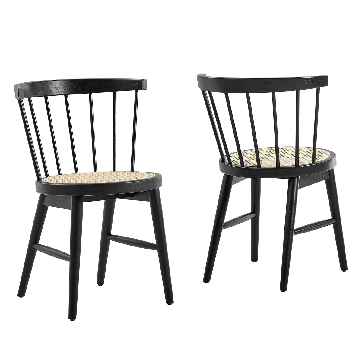 Lykke Curved Spindle Back Dining Chairs Set of 2 - view 2