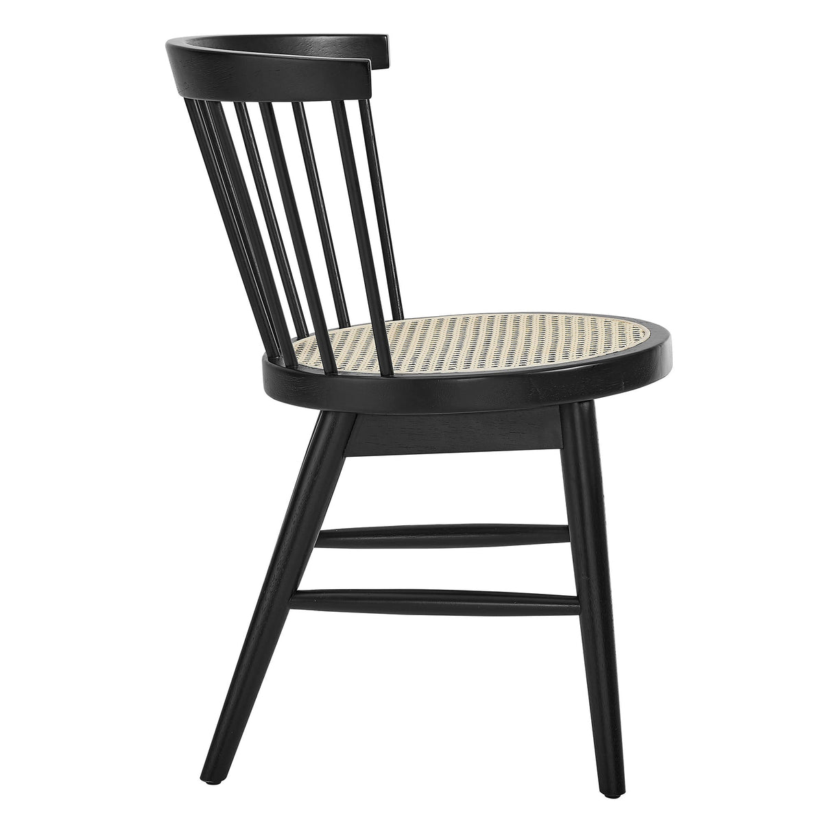 Lykke Curved Spindle Back Dining Chairs Set of 2 - view 6