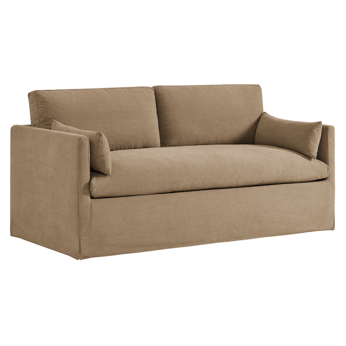 Wellfleet Slipcovered Linen-Blend Loveseat