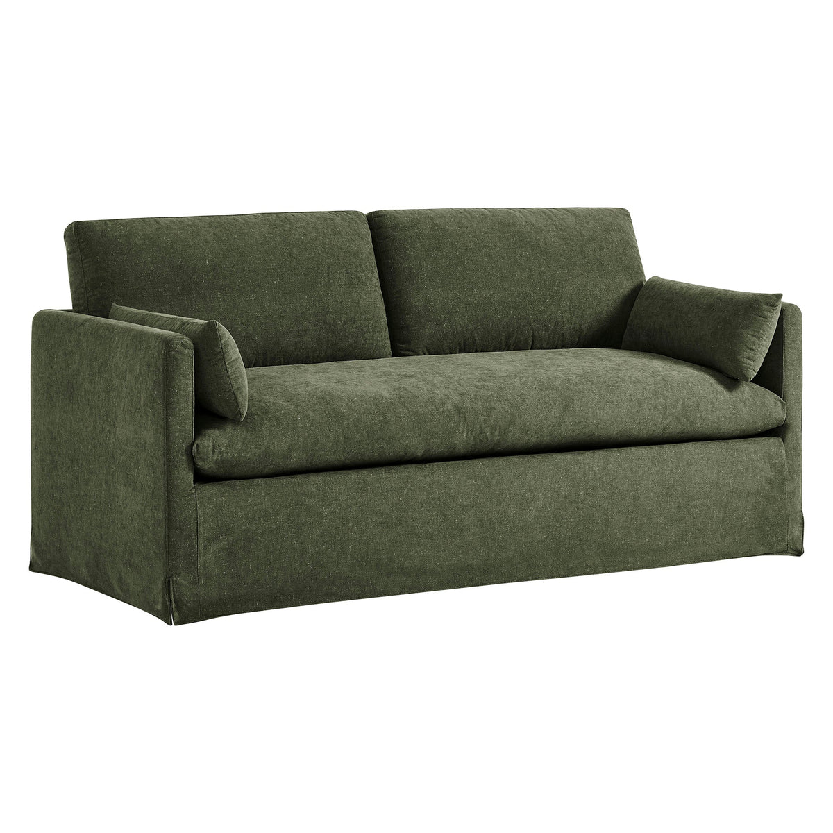 Wellfleet Slipcovered Linen-Blend Loveseat