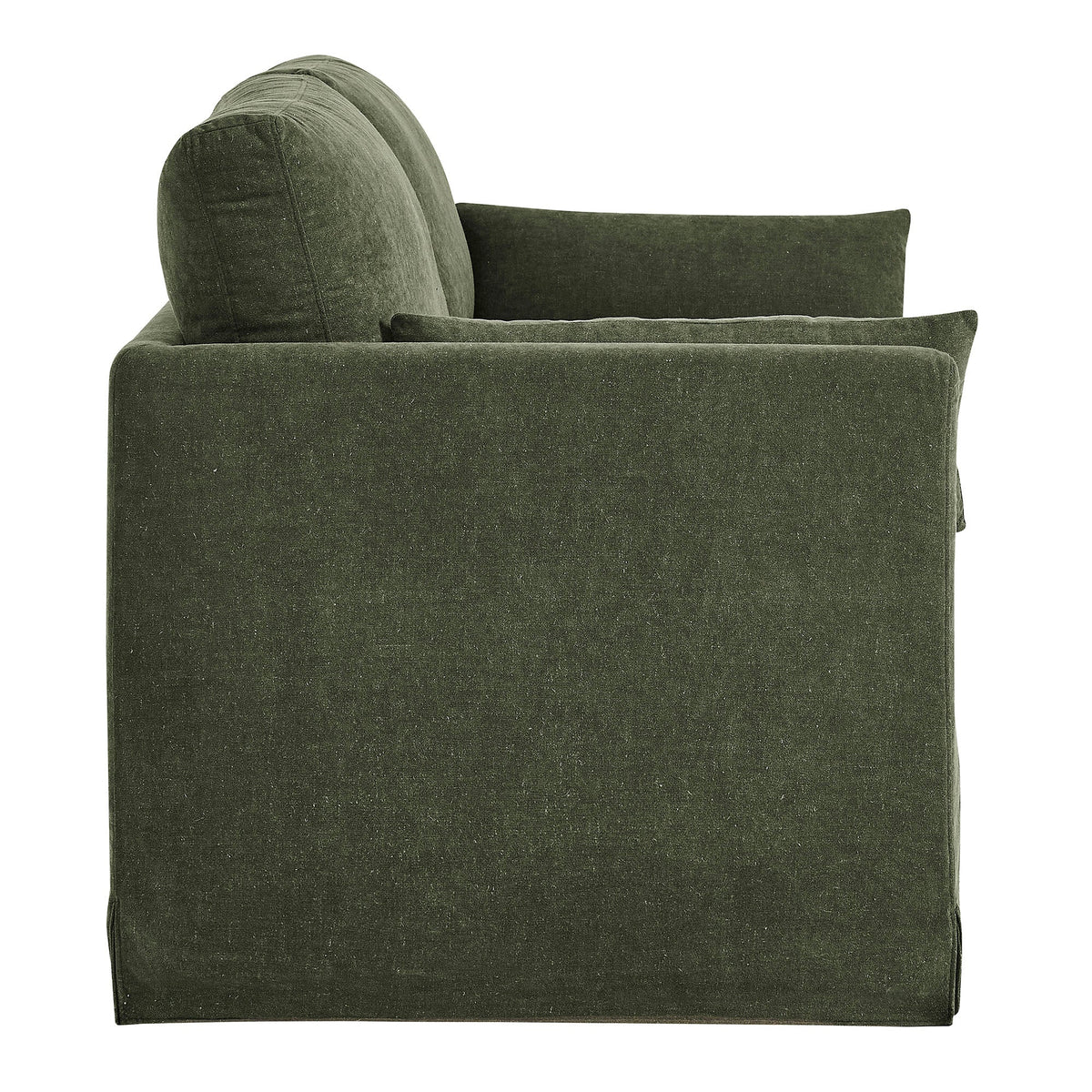 Wellfleet Slipcovered Linen-Blend Loveseat
