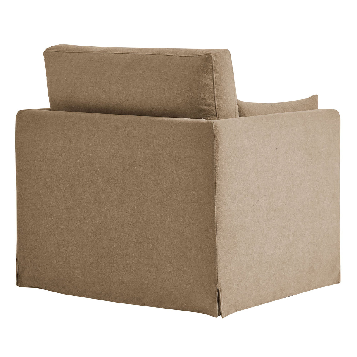 Wellfleet Slipcovered Linen-Blend Armchair