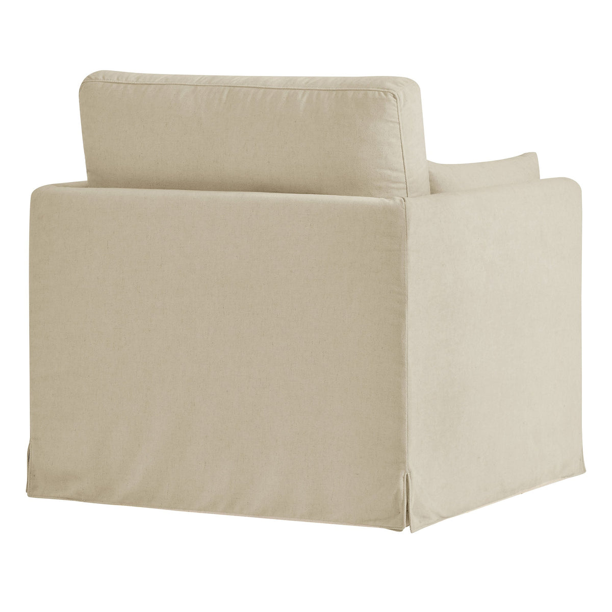 Wellfleet Slipcovered Linen-Blend Armchair