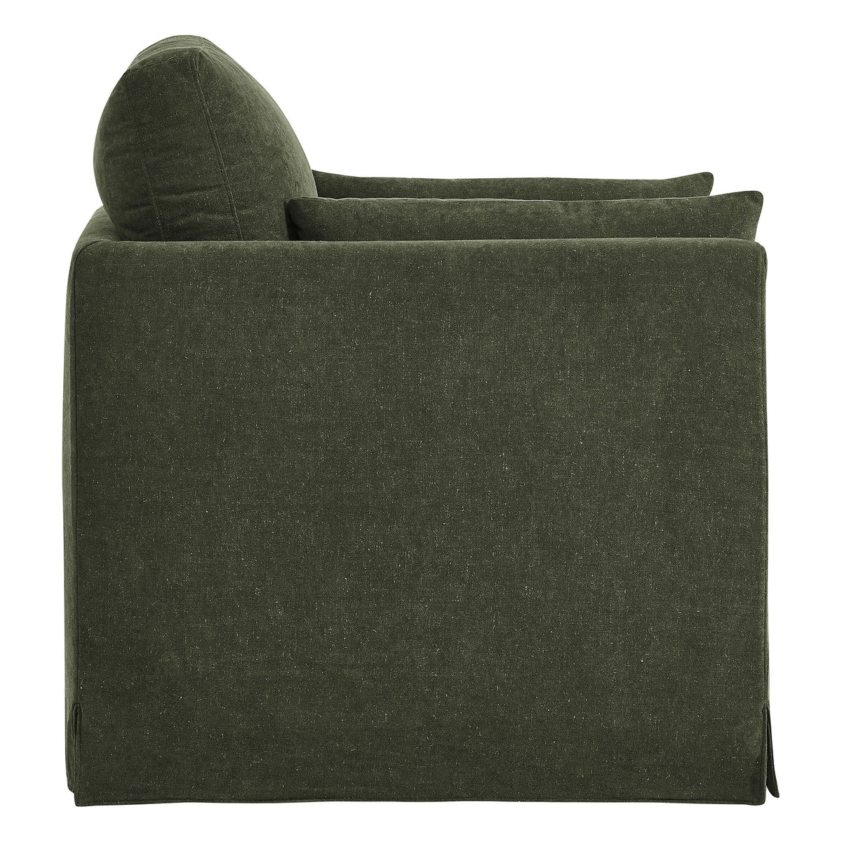 Wellfleet Slipcovered Linen-Blend Armchair