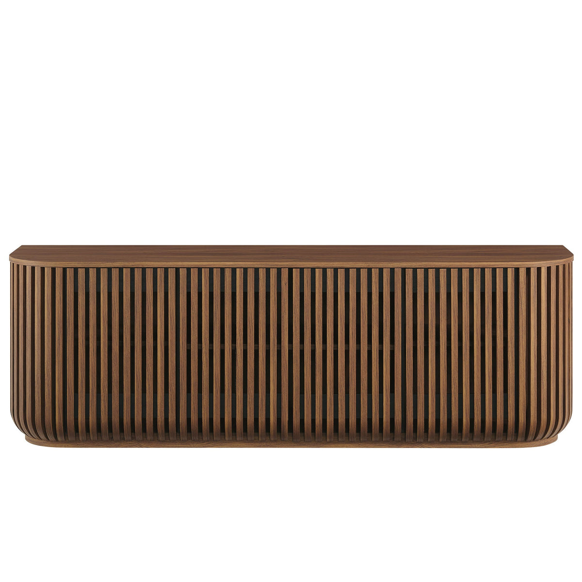 Fortitude 75" Curved Sideboard Storage Cabinet
