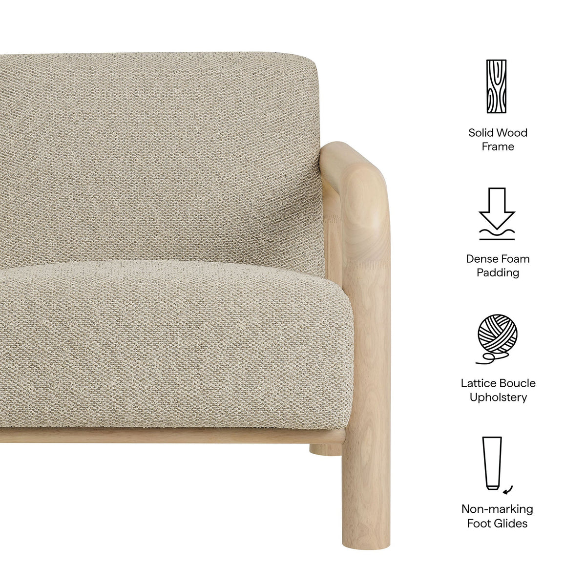 Sereno Boucle Accent Chair